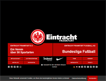 Tablet Screenshot of eintracht-frankfurt.de